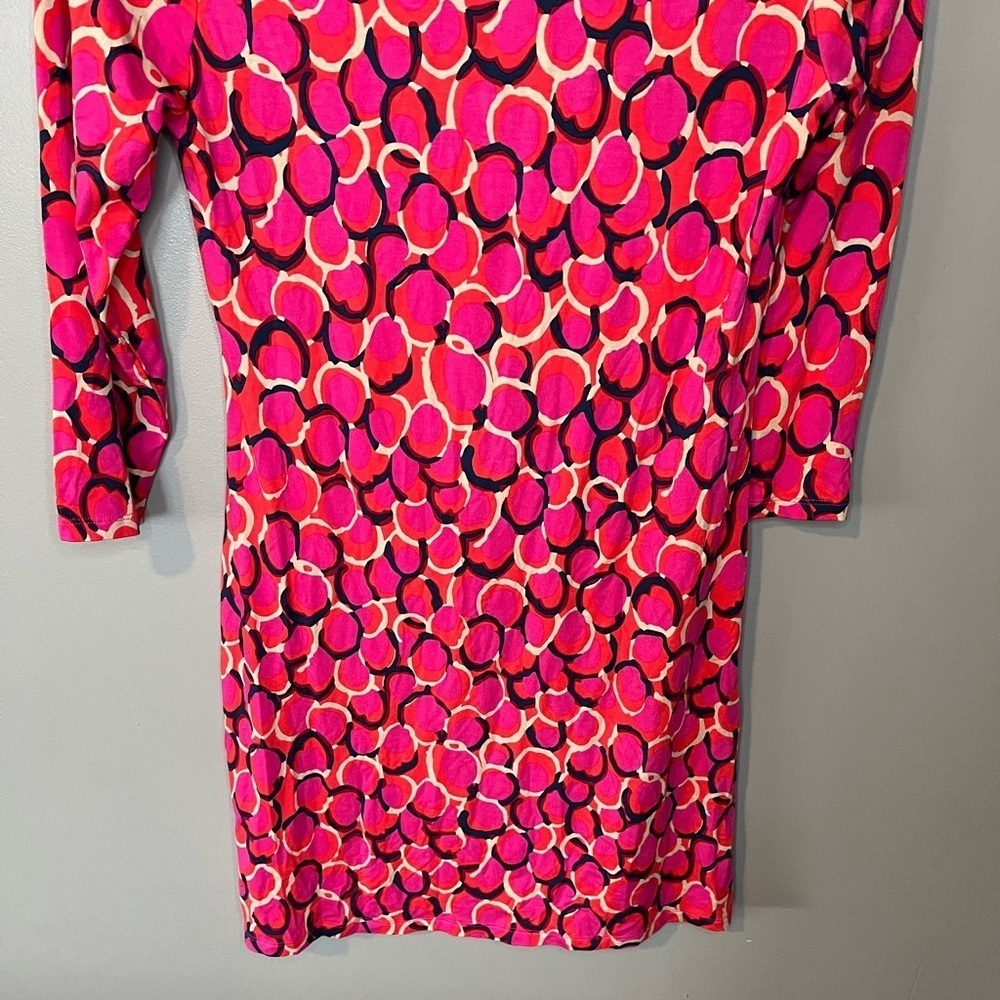 Boden Geometric Print Jersey Dress - Picture 9 of 11